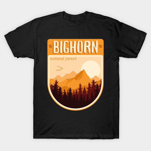 Bighorn National Forest T-Shirt by soulfulprintss8